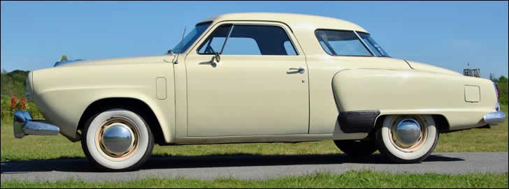 1950 Studebaker Champion Starlight Coupe Side View